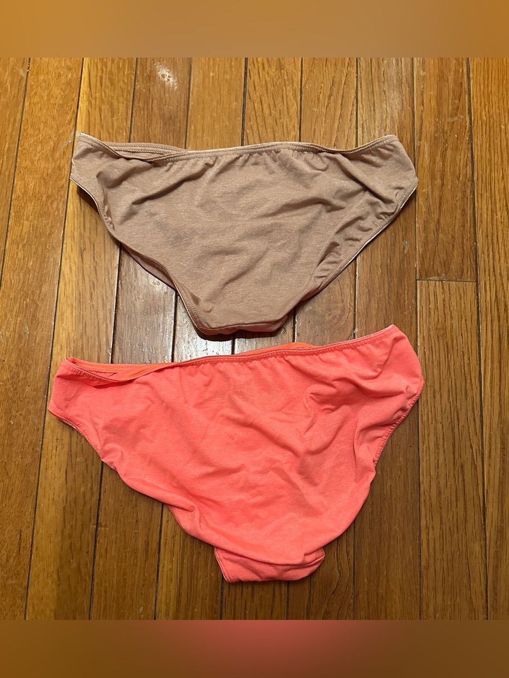 Vintage 2012 Victoria's Secret Coral and Tan Bikini - Picture 2 of 3